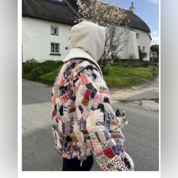 NWT $625 Sea Harlow Patchwork Puffer Jacket - Picture 3 of 16